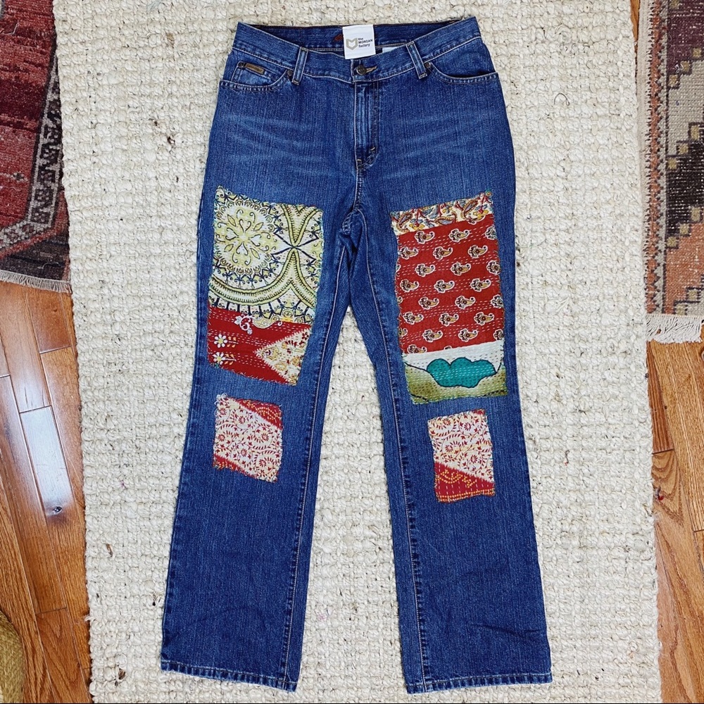 8- Kantha- The Morgan Factory- Patch Pants